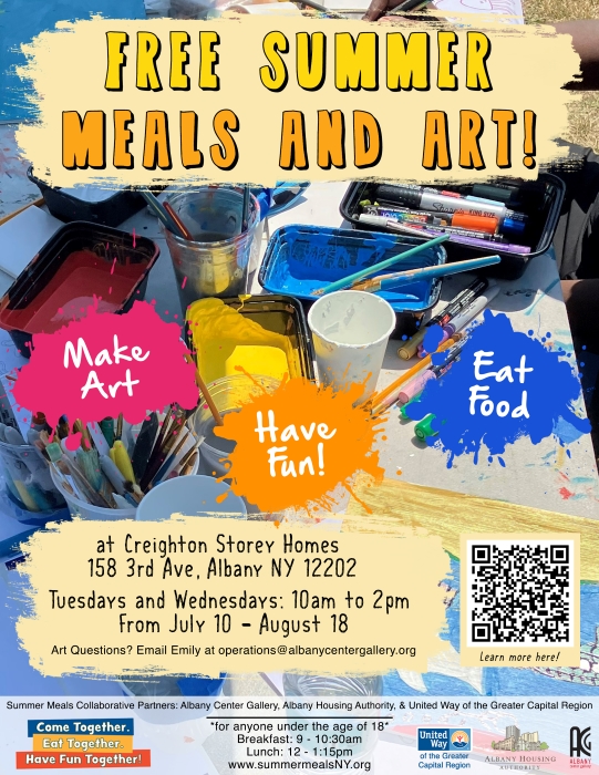 2023 Summer Meals & Art at Creighton Storey Homes | Albany Center Gallery